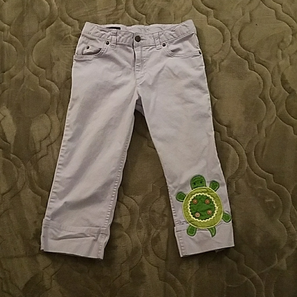 Lands End size 8 crop pants